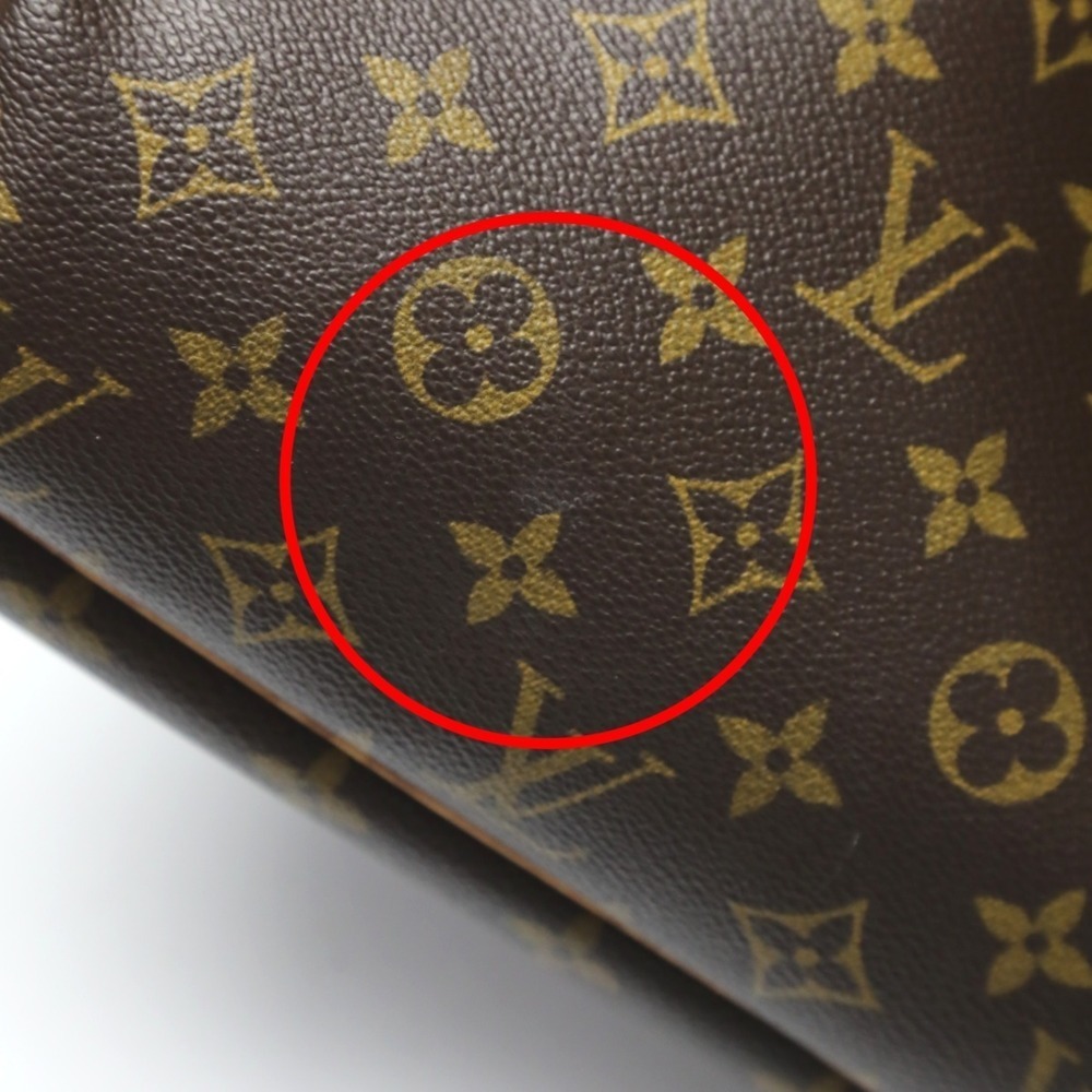 LOUIS VUITTON Brown Monogram Canvas Shoulder Bag - Picture 9 of 16